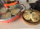 多星山东多星锅专卖电煎锅家用304食品级不锈钢电饼铛多功能家用电锅不锈钢煎锅 五代31cm红色【花纹款】 实拍图