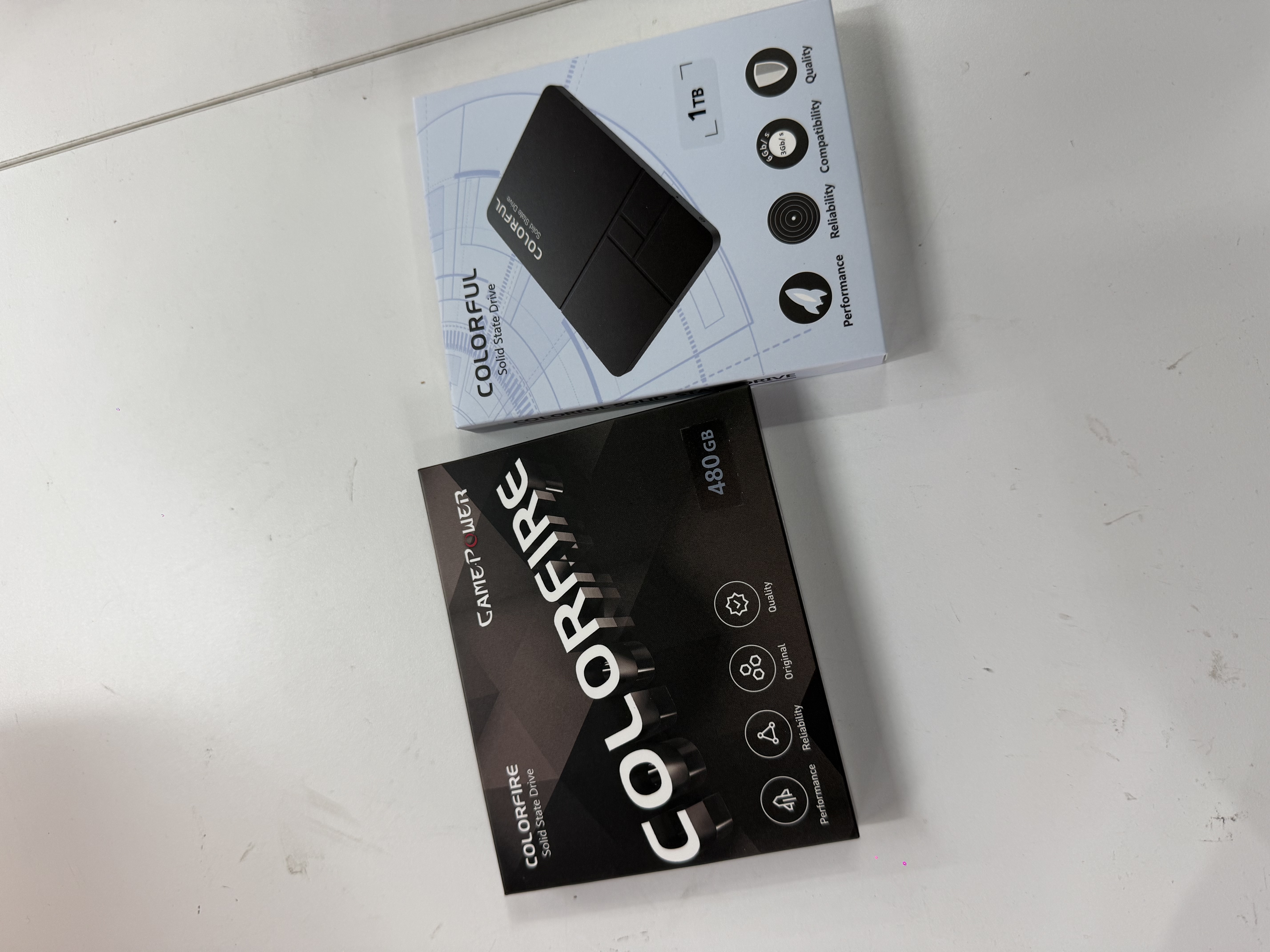 七彩虹（Colorful）480GB SSD固态硬盘 SATA3.0接口 镭风CF500系列 热销款 实拍图