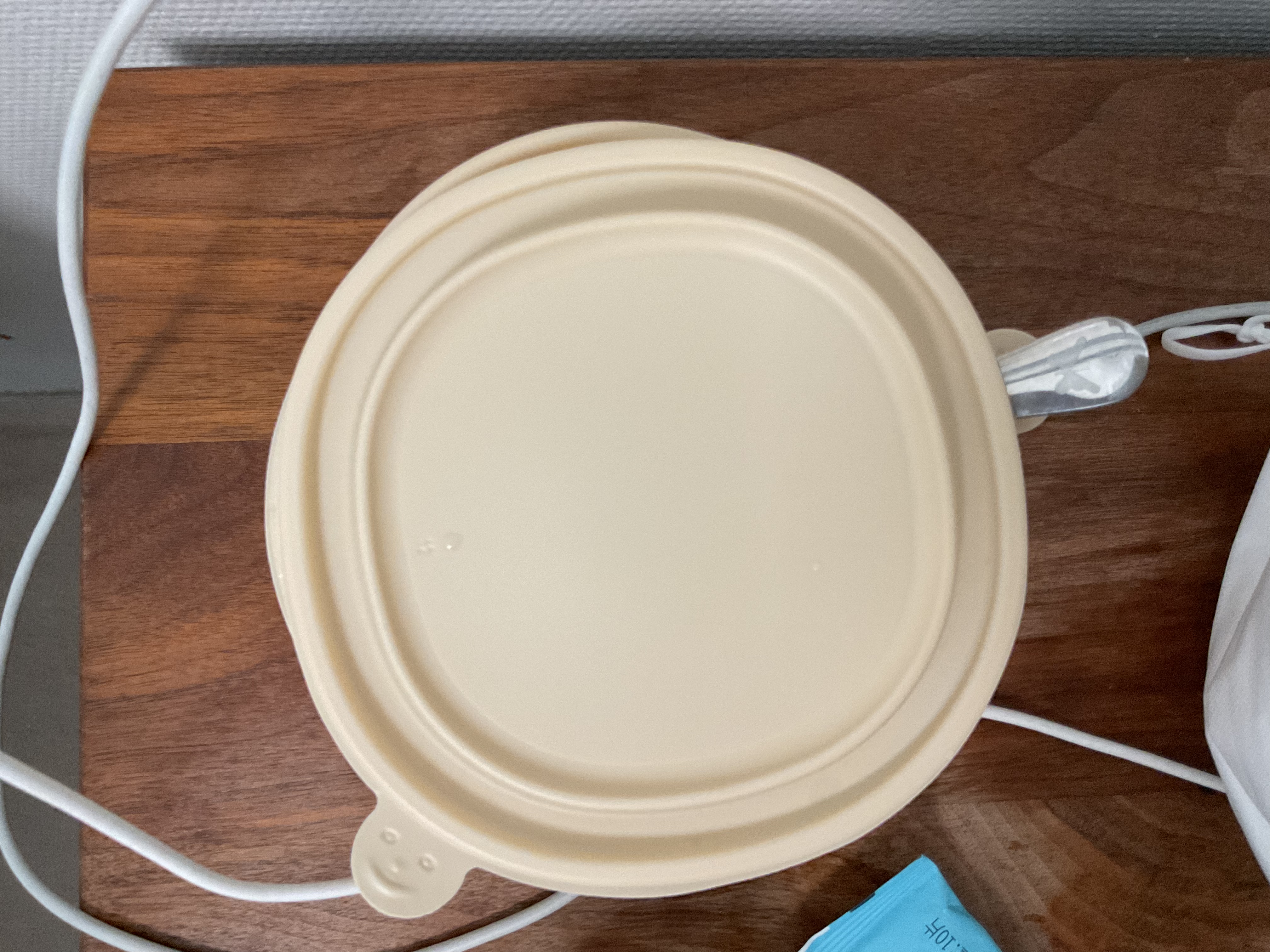 云蕾一次性圆形饭盒带盖550ML*10套餐盒餐具汤碗打包快餐盒 实拍图