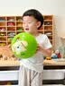 波比超人儿童拍拍球一岁宝宝室内弹力球小皮球幼儿园户外充气球类玩具 实拍图