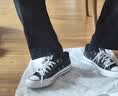 匡威（Converse）Day One Platform秋季新品棉花糖厚底运动鞋A25049C A25049C 黑色 36.5 实拍图