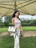 CALWAN KEODH包包女款2026大容量单肩妈妈包手提斜挎生日七夕情人节礼物送女友 米白【附近仓/今，次日达】赠爱人 京仓直发/次日达 实拍图