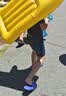 361°儿童泳衣男童分体中大童游泳衣平角泳裤两件套男孩泡温泉泳装 实拍图