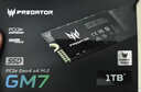 宏碁掠夺者（PREDATOR）1TB SSD固态硬盘 M.2接口(NVMe协议) GM7系列｜NVMe PCIe 4.0读速7200MB/s  AI电脑存储配件 实拍图