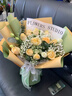 艾斯维娜鲜花速递11朵玫瑰花束送女友生日礼物全国同城配送 11朵香槟玫瑰花束-推荐款 实拍图