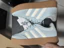 adidas「T头鞋」BARREDA休闲板鞋德训鞋男女阿迪达斯官方轻运动   薄荷绿/汉玉白/树脂黄   41 实拍图