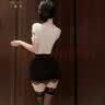 洛蔓希 情趣内衣性感秘书装制服诱惑sm角色扮演免脱包臀裙纯欲睡衣套装 实拍图