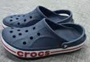 卡骆驰（CROCS）贝雅卡骆班洞洞鞋|205089 深蓝/辣椒红-4CC   43 (270mm)   实拍图