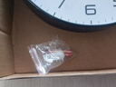 康巴丝（Compas）挂钟客厅家用新款静音走时简约石英钟表挂墙时钟 2888 黑色 30cm 实拍图