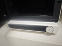 美的（Midea）小滋味2.0微烤炸一体机 彩膜触控变频平板顶部烤管热风微波炉电烤箱空气炸一体2026新款F15 实拍图