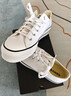 匡威（Converse）All Star Lift夏季经典厚底鞋小白鞋帆布鞋560251C 560251C/白色 （推荐选大半码） 36 实拍图