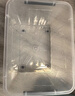 SPACEXPERT 衣物收纳箱特大号塑料整理箱车载储物箱60L透明 1个装 带轮 实拍图