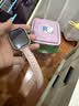 MSSM适用苹果手表表带女款小蛮腰真皮apple watch表带iwatch Ultra3/S11/10/9/8/Se3-粉色38/40/41mm 实拍图