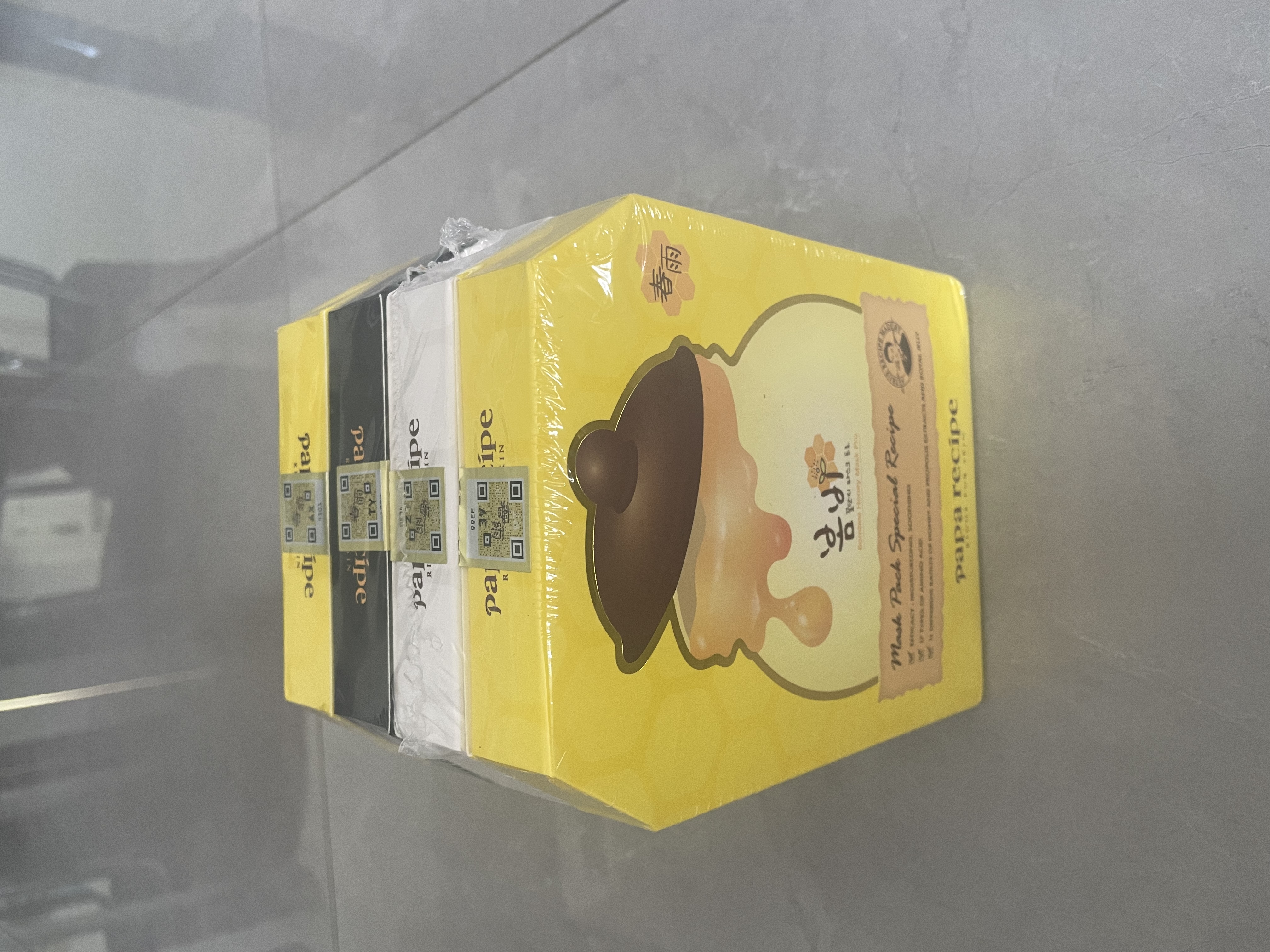 春雨（Papa recipe）黄白黑蜂蜜面膜套装 补水清洁毛孔提亮过节情人节礼物 共24片 实拍图
