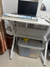 汤能优品电脑桌台式家用电竞游戏桌简约卧室书桌办公学习桌学生写字小桌子 单桌-暖白80*50【限量首购补贴】 实拍图