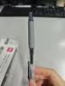 得力（deli）开学必备用品按动中性笔签字笔 0.5mm子弹头按动笔水笔 办公用品 黑色 12支/盒 33999高考考试 实拍图