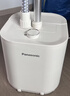 松下（Panasonic）【烫衣神器】立式挂烫机45g/min水箱3升高端手持熨烫机家用抗菌大蒸汽电熨斗高效除皱NI-GSJ050-C 实拍图