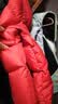 保姆鹅 儿童羽绒服宝宝短款加厚白鸭绒外套男童女童保暖防风冬[NG2637] 新年红 130 实拍图