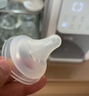 贝亲（Pigeon）自然实感第3代启衔奶嘴 宽口径奶嘴 SS号-1只装 0个月以上 BA129 实拍图