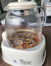 美的（Midea）0胶水全玻璃全自动养生壶煮茶壶母婴调奶器烧水壶恒温电热水壶煮茶器花茶壶1.2L MK-YS12B103 实拍图