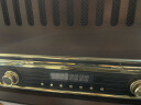 凯撒宾尼（KASA.BENE）复古留声机黑胶唱片机简约台式唱机摆件轻奢电唱机 胡桃色（涡轮唱臂版） 实拍图