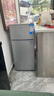 志高（CHIGO）小冰箱迷你小型家用冷藏冷冻两用宿舍出租房用双门办公室电冰箱节能省电 【一级能效】82L银色【全国联保丨节能省电】 实拍图