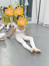 艾舞戈儿童舞蹈袜女童夏季薄款白色跳舞练功袜子打底裤袜3双装 M码 实拍图