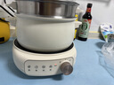 美的（Midea）电煮锅 电火锅 电热锅 电炒锅 分体式可拆洗 2.6L小电锅 学生宿舍多功能锅泡面锅 XZC2088S 配蒸笼 实拍图