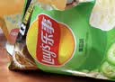 乐事（Lay's）薯片 黄瓜味 135克*7包 休闲零食 膨化食品 实拍图