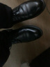 卡帝乐鳄鱼（CARTELO）牛皮正装休闲男士低帮系带皮鞋男冬季保暖男式棉鞋1511黑色加棉41 实拍图