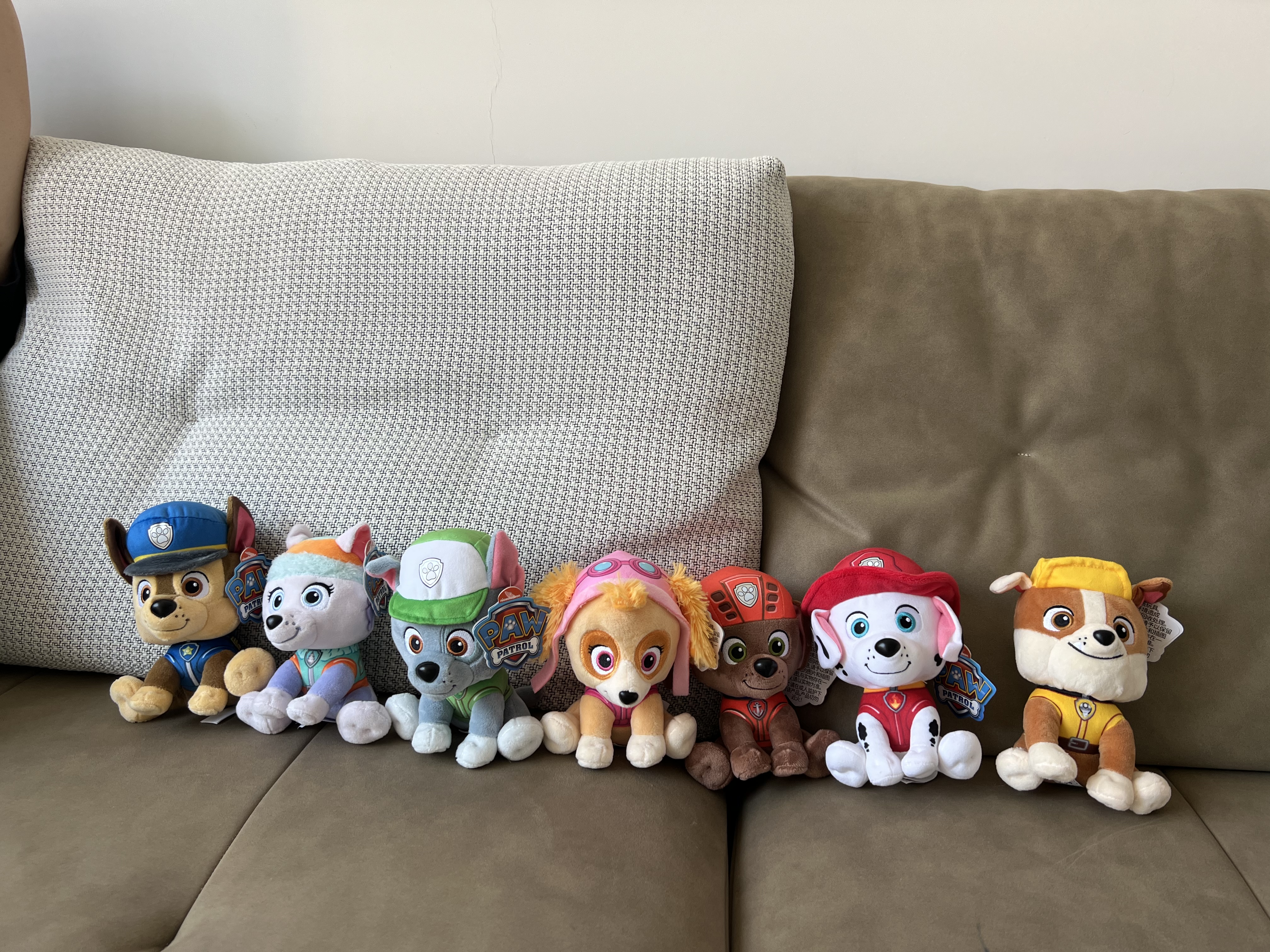 汪汪队立大功（PAW PATROL）毛绒玩具狗狗陪睡玩偶经典款小号坐姿可爱公仔男女孩生日礼物 实拍图