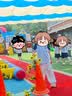 戴维贝拉儿童防蚊裤女童抗菌防螨束脚裤女宝宝长裤夏装 实拍图