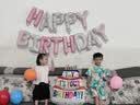 演绎 生日场景布置女孩儿童生日装饰道具2岁4岁宝宝周岁派对气球3岁 实拍图