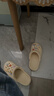 名创优品（MINISO）洞洞鞋男女夏季外穿凉鞋防滑厚底踩屎感包头凉拖鞋卡其色+海星 实拍图