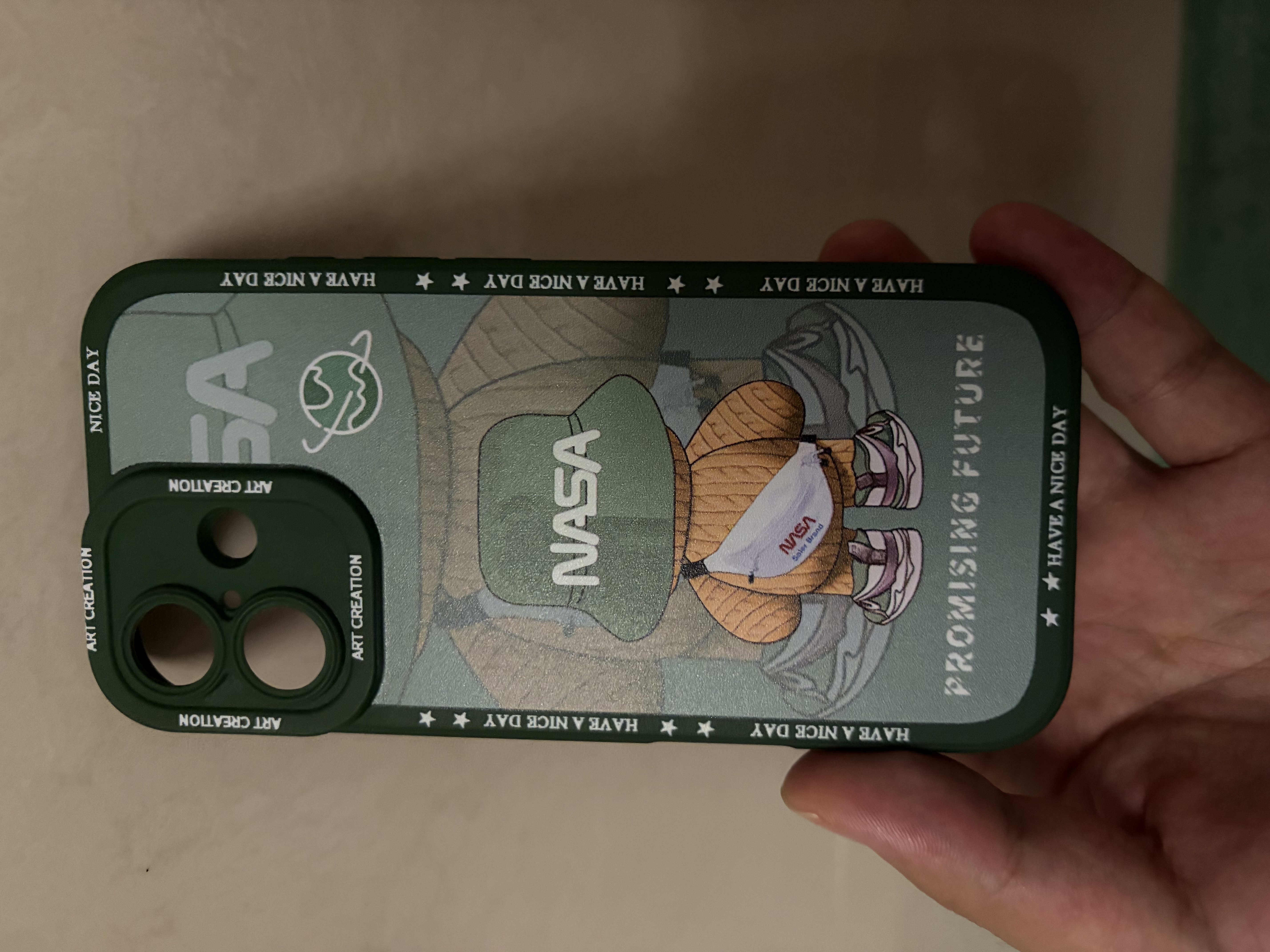 奶小鸭（NEYAA）适用苹果17手机壳 iphone17保护套镜头全包硅胶防摔超薄创意卡通简约网红软壳男女款 苍岭绿 实拍图