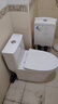 九牧（JOMOO）马桶 家用虹吸式马桶大冲力节水坐便器 防臭瞬冲 易洁抗菌马桶 行业爆款-升级无棱内壁11370-400坑 实拍图