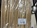 SHUANG YU一次性筷子食品级碳化竹筷100双独立包装加粗加长方便筷子碗餐具 实拍图
