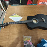 维卡斯（WEIKASI）民谣吉他初学者木吉他单板新手入门练习琴guitar吉它学生男女乐器 41英寸纯黑色+礼包【进阶推荐】 实拍图