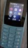 诺基亚（NOKIA）新105 4G 全网通移动联通电信 老人老年按键直板学生儿童备用戒网手机 双卡双待  蓝色 实拍图
