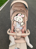 丸丫T6二代遛娃神器高景观婴儿推车可坐可躺轻便折叠可换向香槟金plus 实拍图