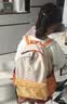 SHUKIKU儿童书包1-3年级小学生超轻防泼水透气背包户外旅游桃子果汁M+码 实拍图