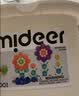 弥鹿（MiDeer）积木拼装手工diy拼插玩具男孩女孩礼物透彩雪花片-200pcs儿童礼物 实拍图