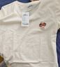 真维斯（Jeanswest）短袖t恤女夏季天蓝色V领内搭低领上衣服2026年新款正肩短袖女生 实拍图