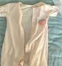 舒贝怡2件装婴儿衣服夏季薄款新生儿连体衣短袖哈衣儿童爬服黄色73CM 实拍图
