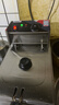 三鼎 电炸炉商用油炸锅油炸机油条机电炸锅油炸炉炸串机油条薯条机小吃设备 10L【独立开关+定温】单缸 加大单炸蓝|+盖 实拍图