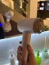OMUONE家用电吹风机大功率高速风筒负离子大风力速干不伤发低噪理发店发廊学生宿舍用送女友国庆礼物盒 钛金-尊享版（润养风嘴+正负双离子） 实拍图