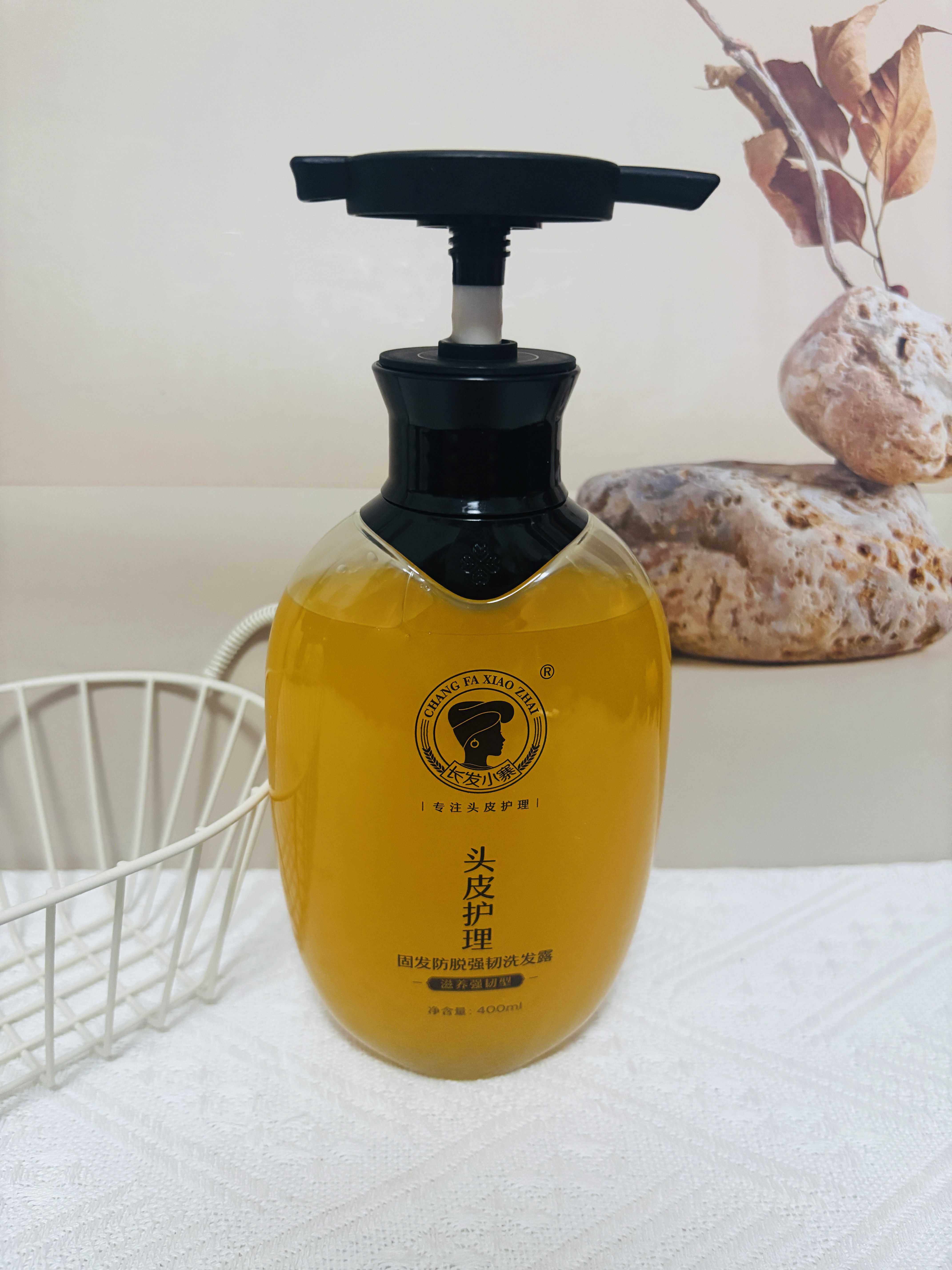 长发小寨【央妈同款】非遗固发防脱洗发水400ml 淘米水强韧发根防断掉发 实拍图