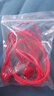 纽曼（Newmine）NM-LK06 半入耳式线控有线耳机 手机耳机 音乐耳机 3.5mm接口 电脑笔记本手机适用 红色 实拍图