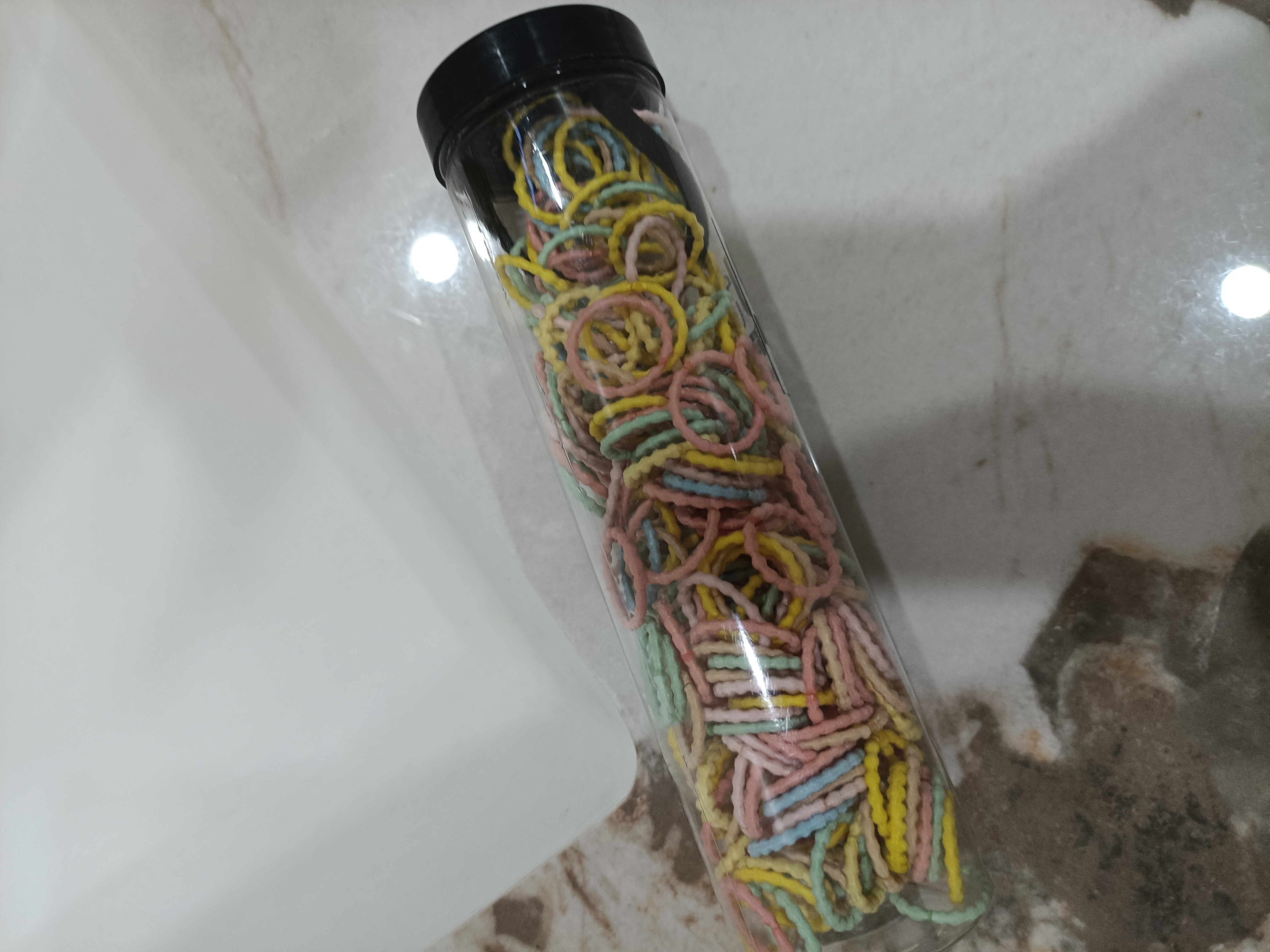 优家（UPLUS）多巴胺儿童头绳皮筋扎头发约300根竹节发绳发圈皮套小号 实拍图