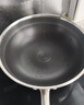 康巴赫炒锅不粘锅316L不锈钢炒菜锅32cm蜂窝平底煎炒锅电磁炉燃气灶通用 实拍图